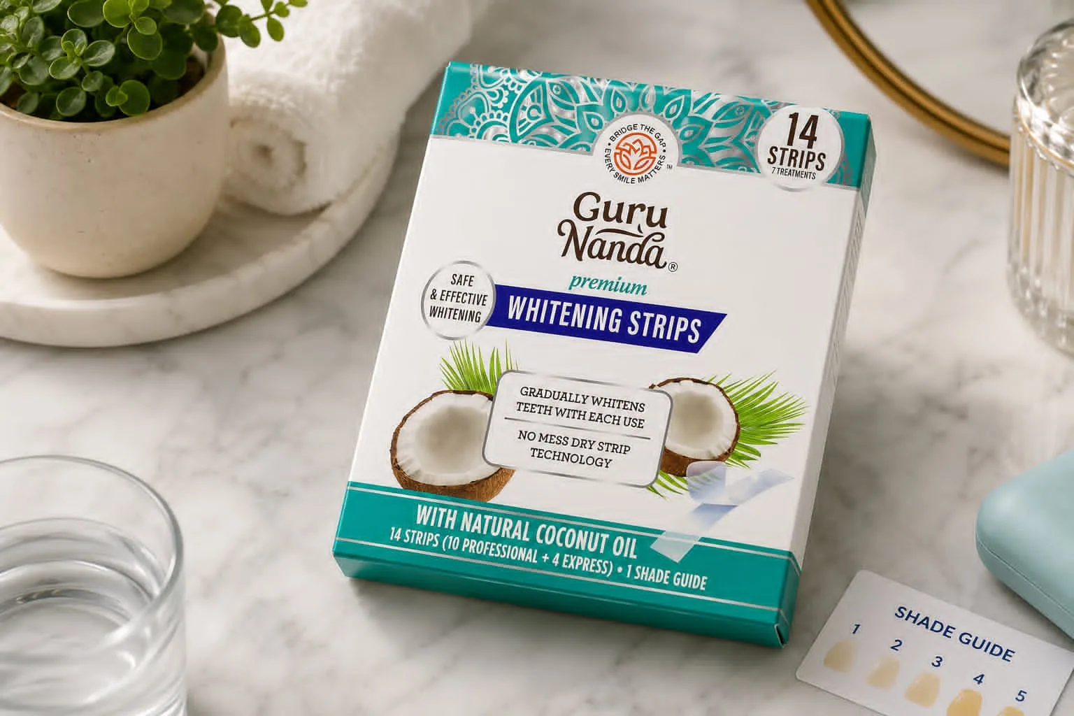 How GuruNanda Teeth Whitening Strips Kit Helps Remove Everyday Stains