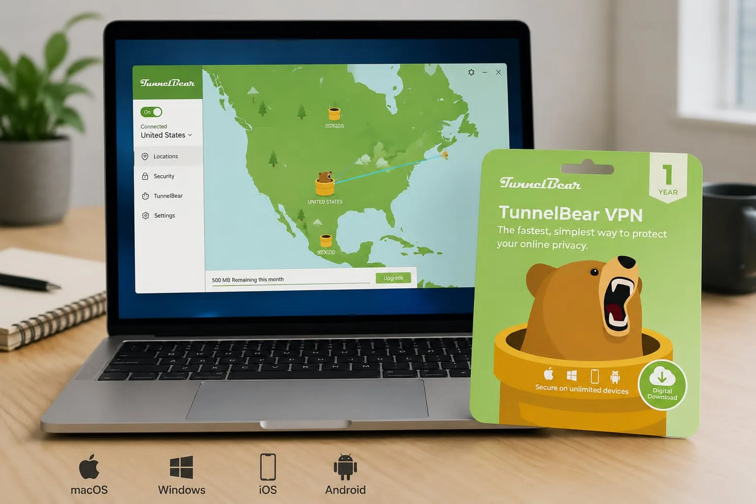 How TunnelBear VPN Software Protects Your Online Privacy