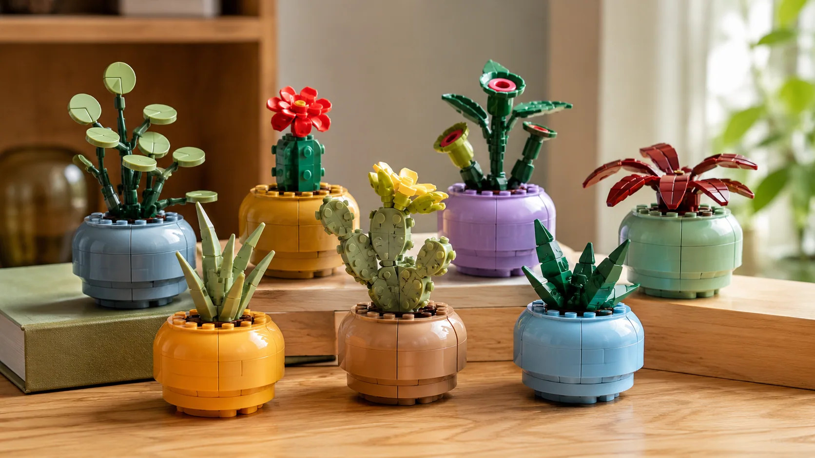 How LEGO Icons Tiny Plants Building Set Brings Botanical Decor to Your Home