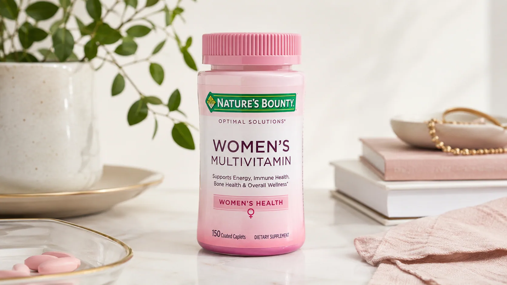 How Nature's Bounty Optimal Solutions Women's Multivitamin Supports Hair, Skin, and Energy