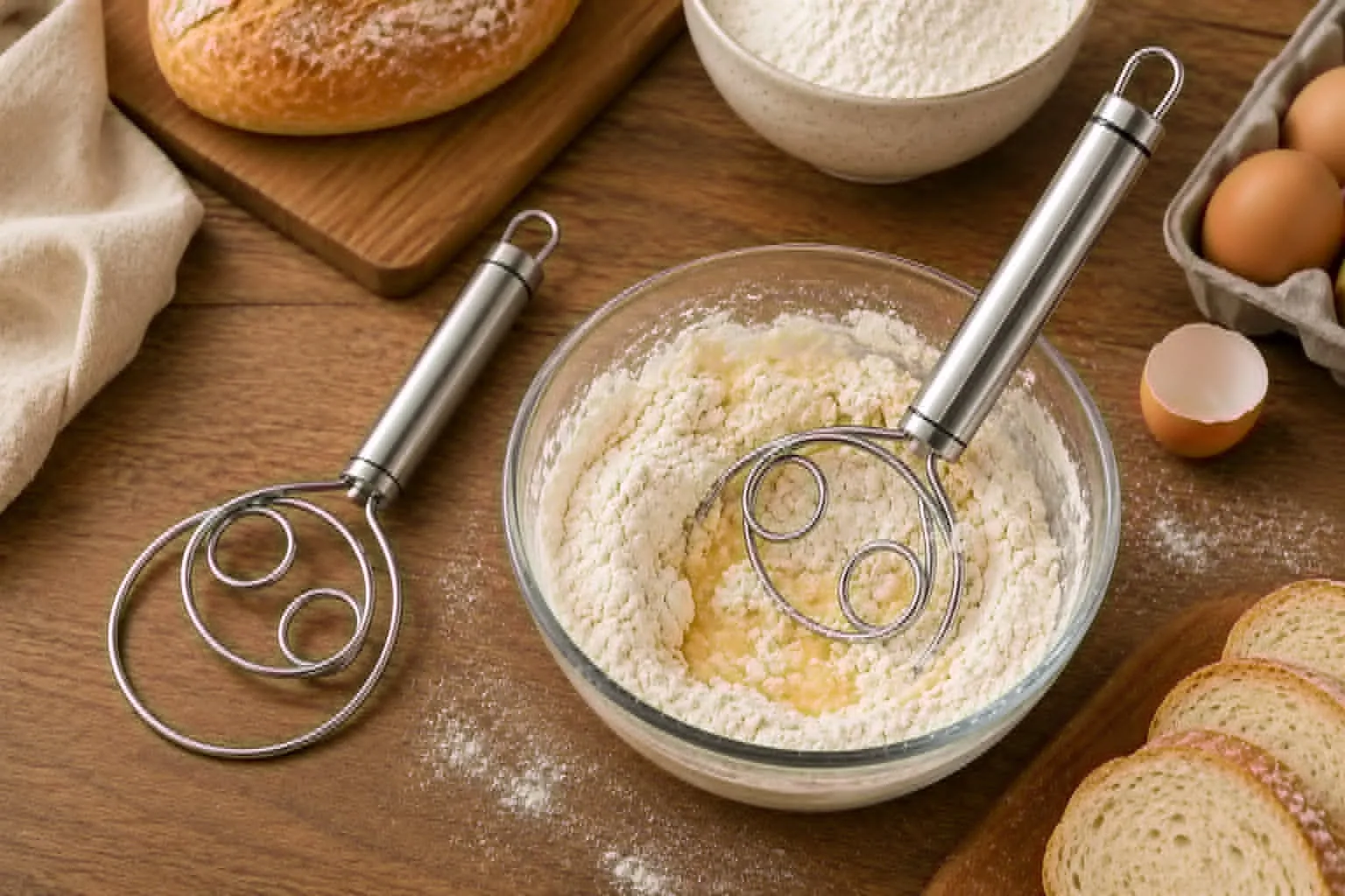 What Makes a Stainless Steel Handheld Bread Whisk Different From a Regular Whisk?